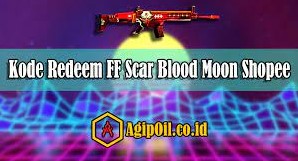 Kode Redeem FF Scar Blood Moon Shopee