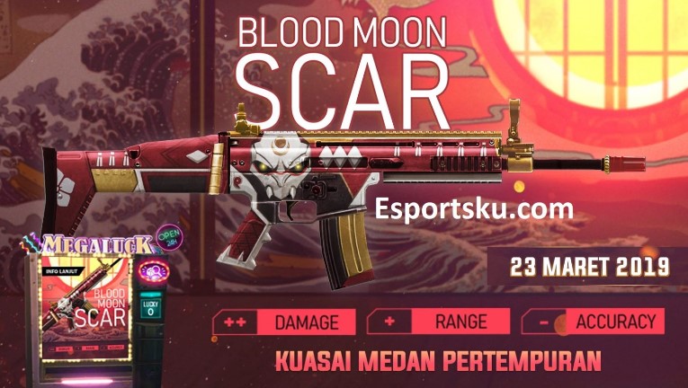 Kode Redeem FF Scar Blood Moon Shopeee