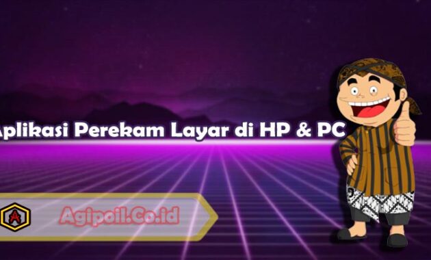 Aplikasi Perekam Layar di HP & PC
